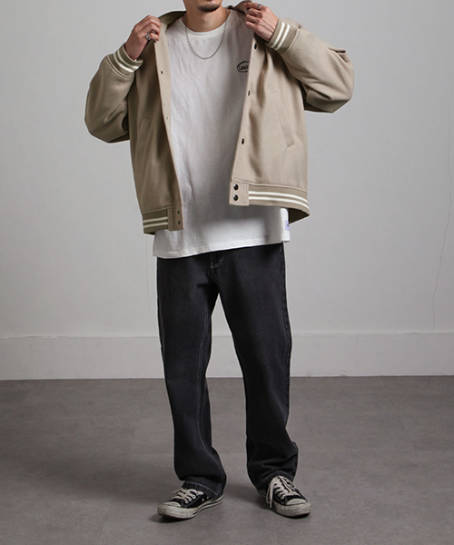 やかな スタジャン スポーティ ファッション 34yz Zip 通販 Paypayモール メンズ スタジアムジャケット スタジアム