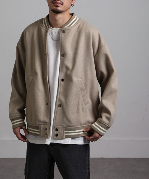 やかな スタジャン スポーティ ファッション 34yz Zip 通販 Paypayモール メンズ スタジアムジャケット スタジアム