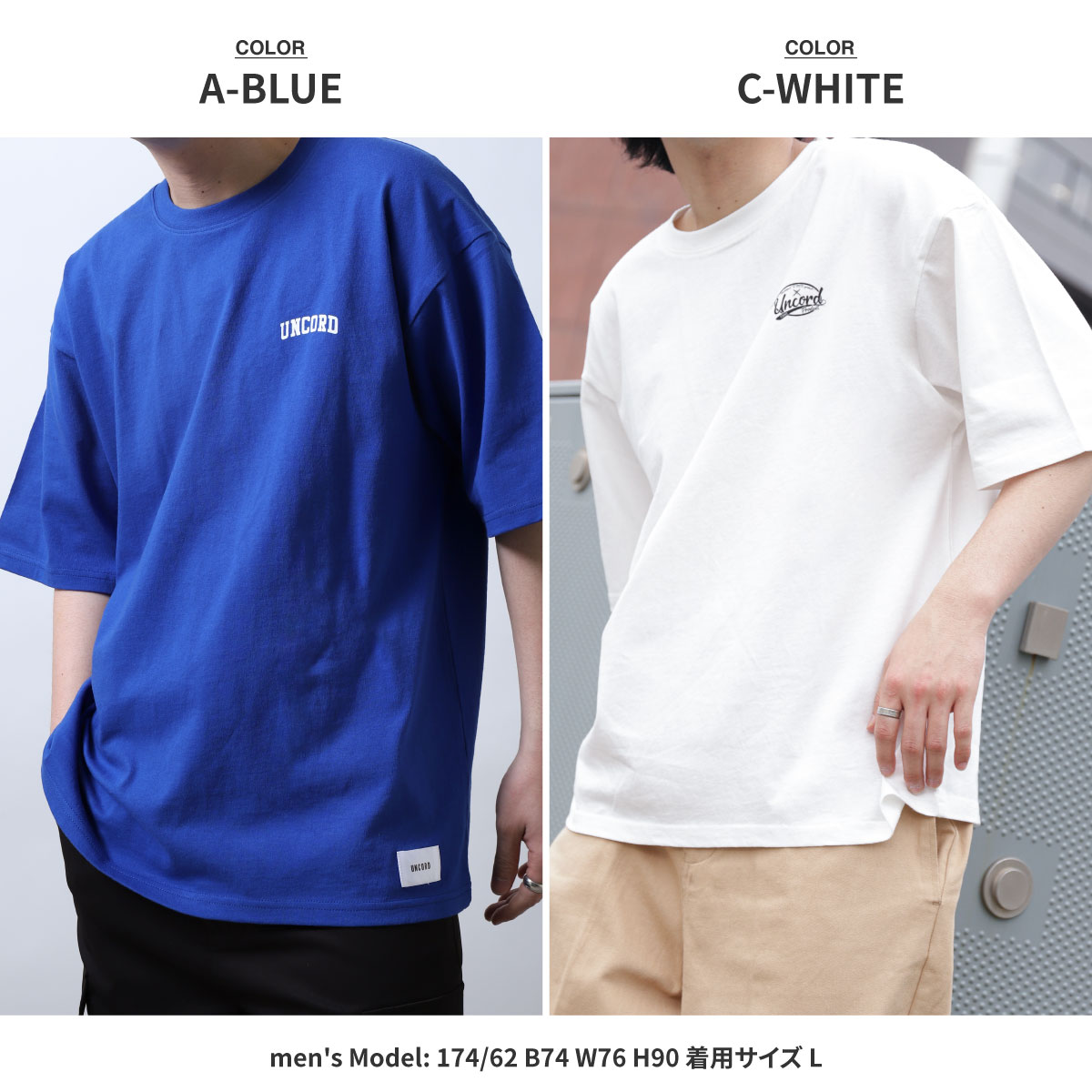 チームビッグロゴ半袖Tシャツ ゴルフウェア 半袖シャツ ビッグロゴ半袖モックネックシャツ