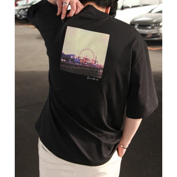 Tシャツ メンズ 半袖Tシャツ カットソー ロゴプリント ワンポイント バックプリント フォトプリント ロゴ刺繍 ファッション (23002-11gz) ＃｜zip｜16