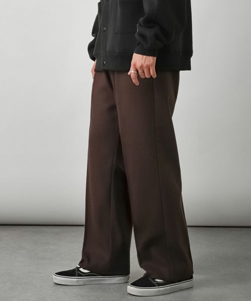 ボトムス メンズ スラックス ロングパンツ ハイウエスト ウールライク 暖かい ファッション (23055-33yz)｜zip｜03