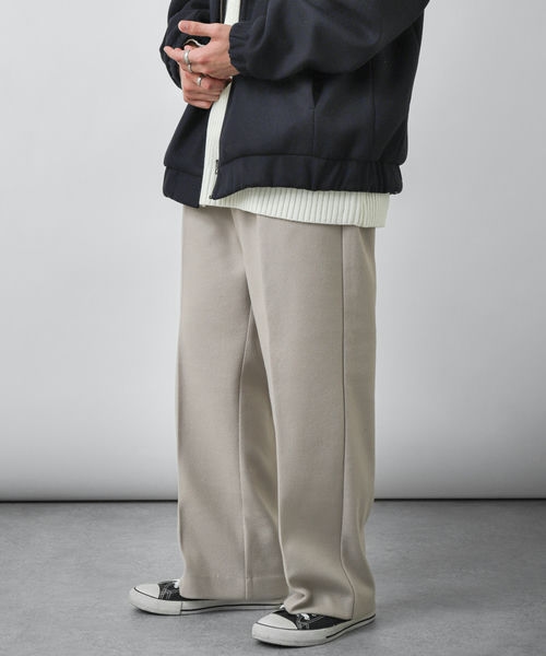 ボトムス メンズ スラックス ロングパンツ ハイウエスト ウールライク 暖かい ファッション (23055-33yz)｜zip｜04