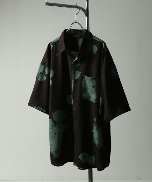 シャツ メンズ カジュアルシャツ レギュラーカラー 半袖 シンプル ファッション (24223) ＃｜zip｜04