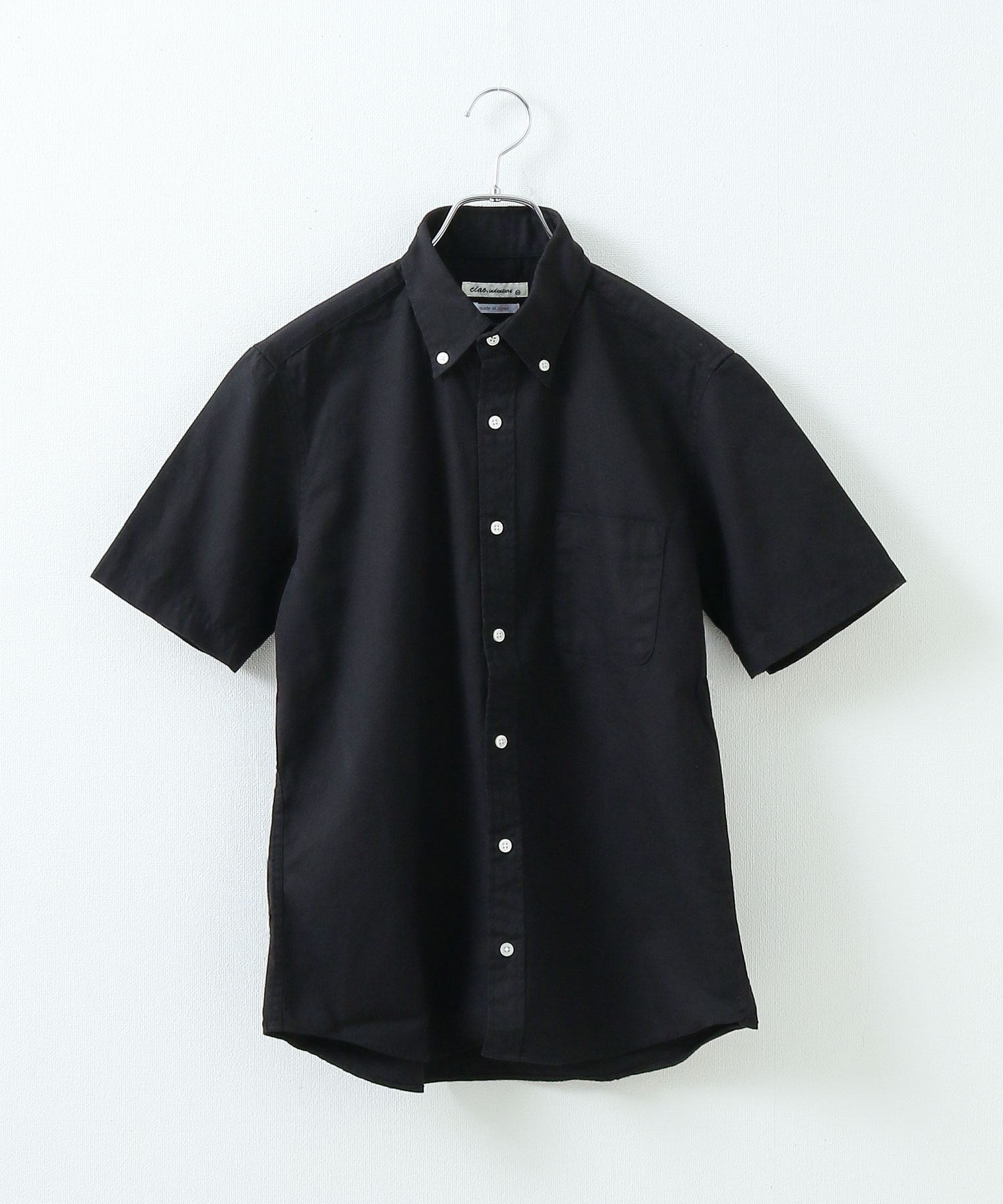 オックスフォードシャツ メンズ 半袖 オックスシャツ ボタンダウンシャツ 長袖 カジュアルシャツ ショート丈 綿100％ 日本製 (292003)