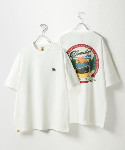 Tシャツ メンズ カットソー 半袖 半袖Tシャツ バックプリント バックイラスト 吸水速乾 ビッグシ...