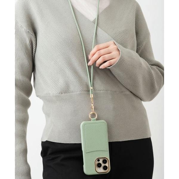 スマフォケース メンズ カード収納ポケット付き ショルダーストラップ PUレザー ファッション (70812197) ＃｜zip｜02