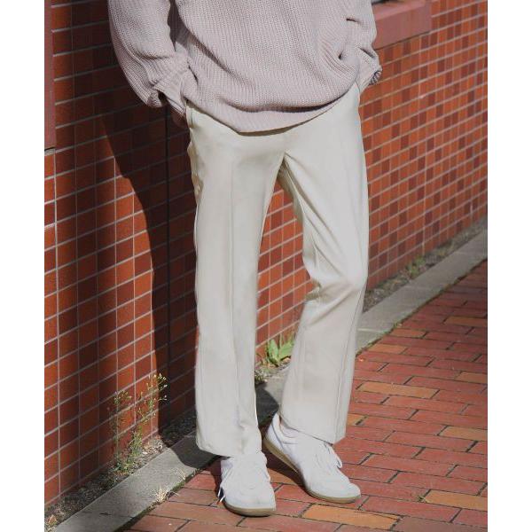 スラックス メンズ フレアパンツ スラックスパンツ ロングパンツ くすみカラー ファッション (az21035z)｜zip｜02