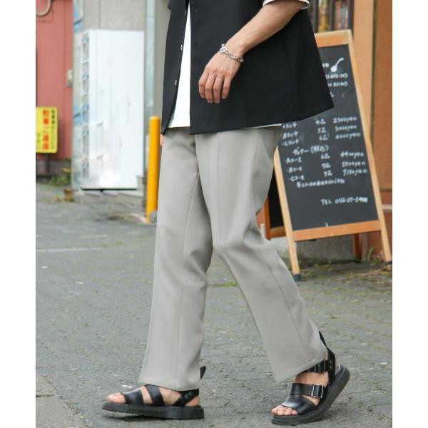 スラックス メンズ フレアパンツ スラックスパンツ ロングパンツ くすみカラー ファッション (az21035z)｜zip｜06