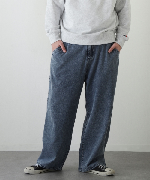 パンツ メンズ ケミカルウォッシュ バルーンパンツ ファッション (e24024-13l)｜zip｜02