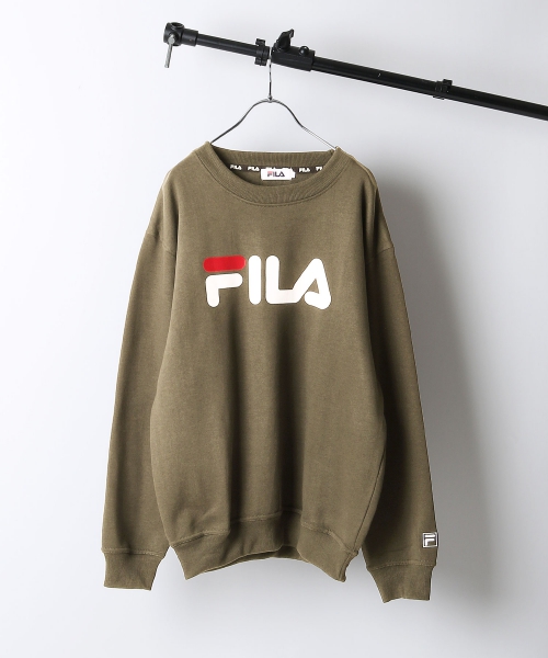 FILA トレーナー メンズ スウェット スエット クルーネック 長袖