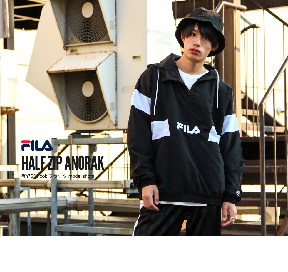 新品即納 FILA 切替 秋 秋服 (fh7634) zip - 通販 - PayPayモール アノラック メンズ ナイロンジャケット