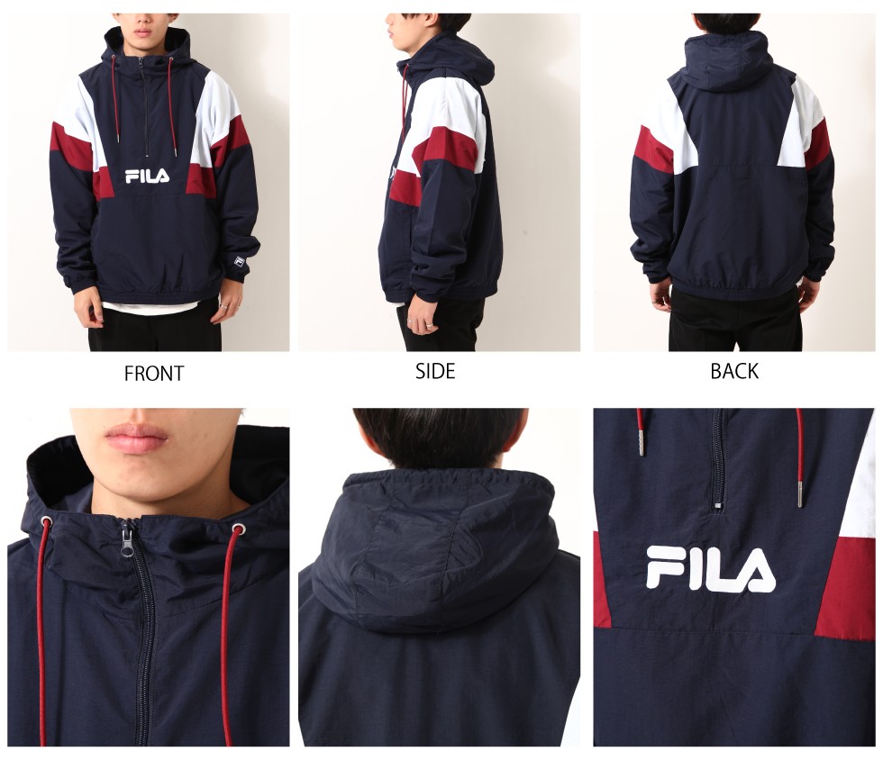 新品即納 FILA 切替 秋 秋服 (fh7634) zip - 通販 - PayPayモール アノラック メンズ ナイロンジャケット