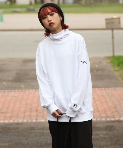 トレーナー メンズ スウェット ハイネック プルオーバー ロゴ刺繍 ワンポイント フィラ ファッション Fh7922 Zip 通販 Paypayモール