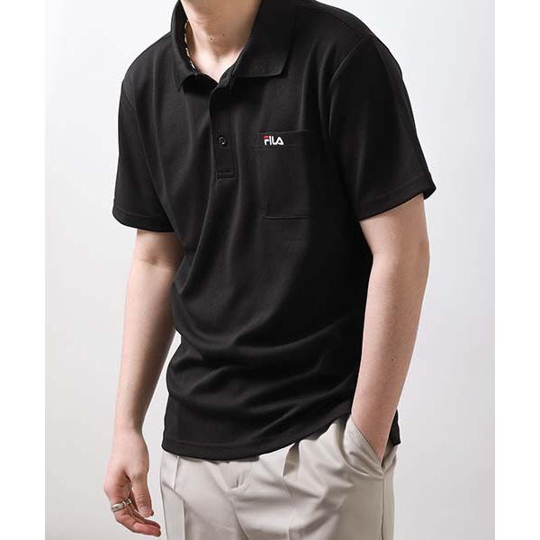 ポロシャツ メンズ シャツ 半袖 ポケット付き ロゴ刺繍 ワンポイント ゴルフウェア ファッション (fh8120) ＃｜zip｜03