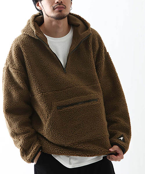 アノラック メンズ アウター ボア フリース ジャケット スポーティ カンゴール Kangol ファッション Kgaf 0007 Zip 通販 Paypayモール