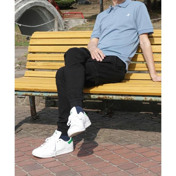 ポロシャツ メンズ 半袖 半袖シャツ ワンポイント ゴルフウェア チェック柄 カンゴール ファッション (kgaf-0305)｜zip｜02
