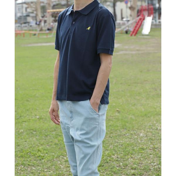 ポロシャツ メンズ 半袖 半袖シャツ ワンポイント ゴルフウェア チェック柄 カンゴール ファッション (kgaf-0305)｜zip｜03