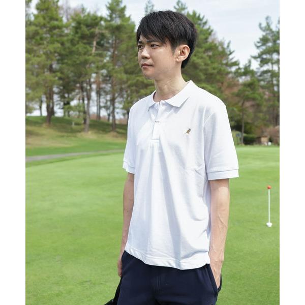 ポロシャツ メンズ 半袖 半袖シャツ ワンポイント ゴルフウェア チェック柄 カンゴール ファッション (kgaf-0305)｜zip｜05