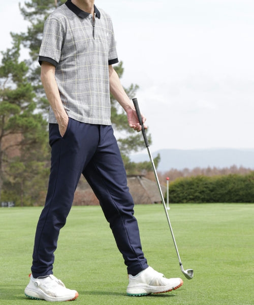 ポロシャツ メンズ 半袖 半袖シャツ ワンポイント ゴルフウェア チェック柄 カンゴール ファッション (kgaf-0305)｜zip｜07