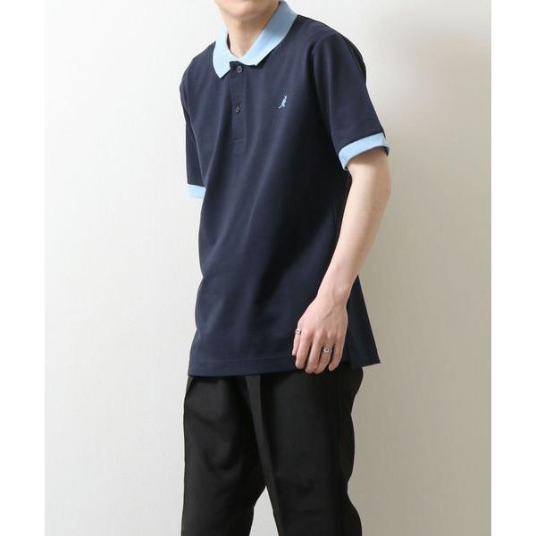 ポロシャツ メンズ 半袖 半袖シャツ ワンポイント ゴルフウェア チェック柄 カンゴール ファッション (kgaf-0305)｜zip｜12