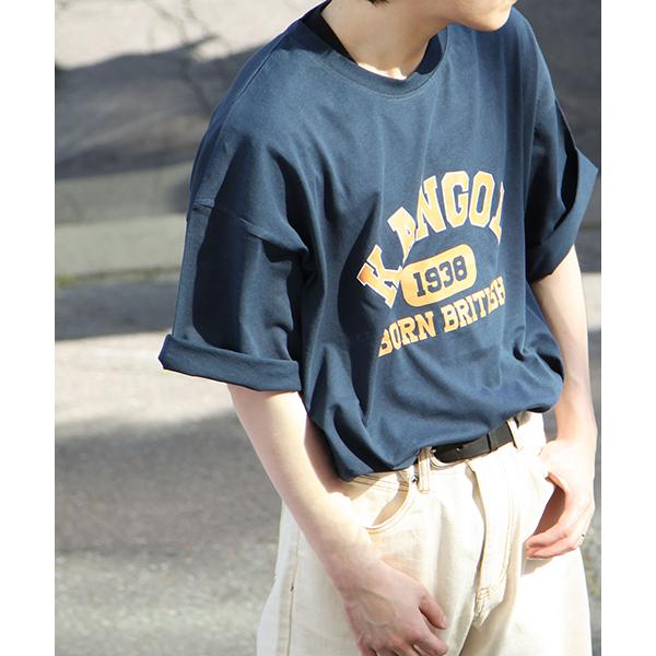 Tシャツ メンズ 半袖Tシャツ 半袖 カレッジロゴ ロゴプリント カットソー カンゴール ファッション (kgaf-0306)＃｜zip｜02