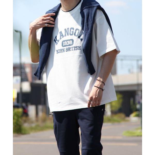 Tシャツ メンズ 半袖Tシャツ 半袖 カレッジロゴ ロゴプリント カットソー カンゴール ファッション (kgaf-0306)＃｜zip｜04