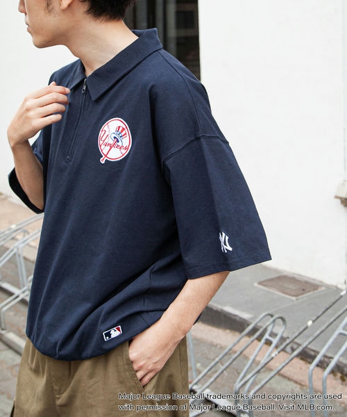 Tシャツ メンズ 半袖 半袖Tシャツ カットソー バックロゴ MLB ファッション (mb14799...