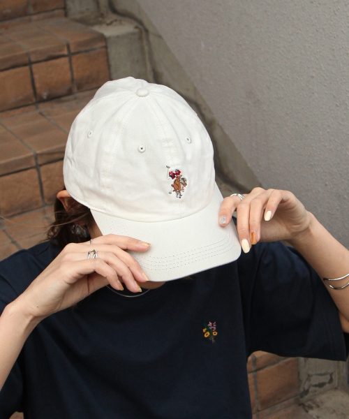キャップ メンズ ローキャップ 帽子 ワンポイント ロゴ刺繍 ファッション (plm31954) ＃｜zip｜02