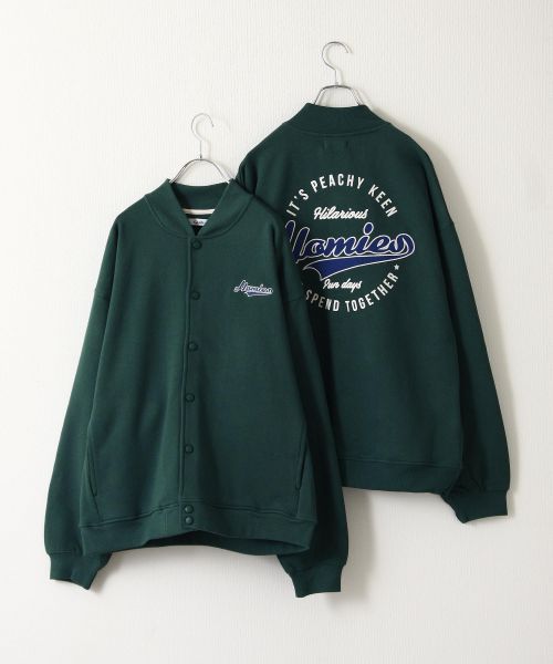 おわり スタジアムジャケット ファッション Q21 357 44s Zip 通販 Paypayモール メンズ スタジャン スウェット ジャケット