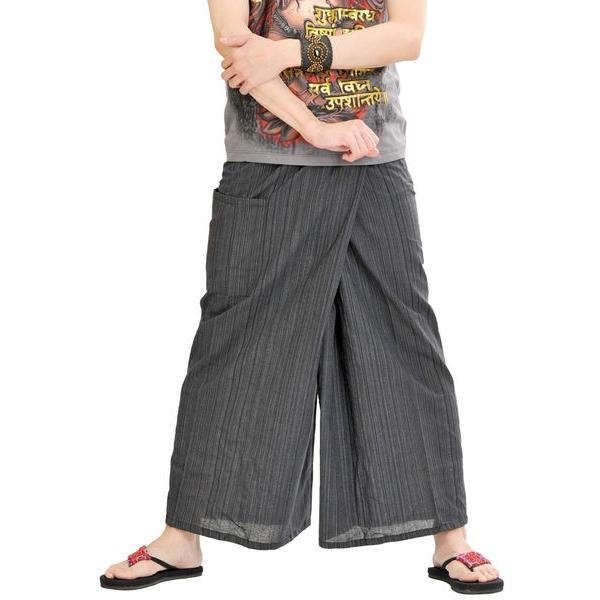 パンツ メンズ タイパンツ ハカマパンツ エスニック ファッション (rp04031)｜zip｜02