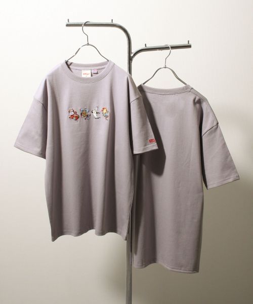 Tシャツ メンズ シャツ 半袖 半袖シャツ メンズ ユニセックス 刺繍 イラストプリント ファッション (sk-klg001)＃｜zip｜09