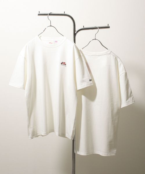Tシャツ メンズ シャツ 半袖 半袖シャツ メンズ ユニセックス 刺繍 イラストプリント ファッション (sk-klg001)＃｜zip｜10