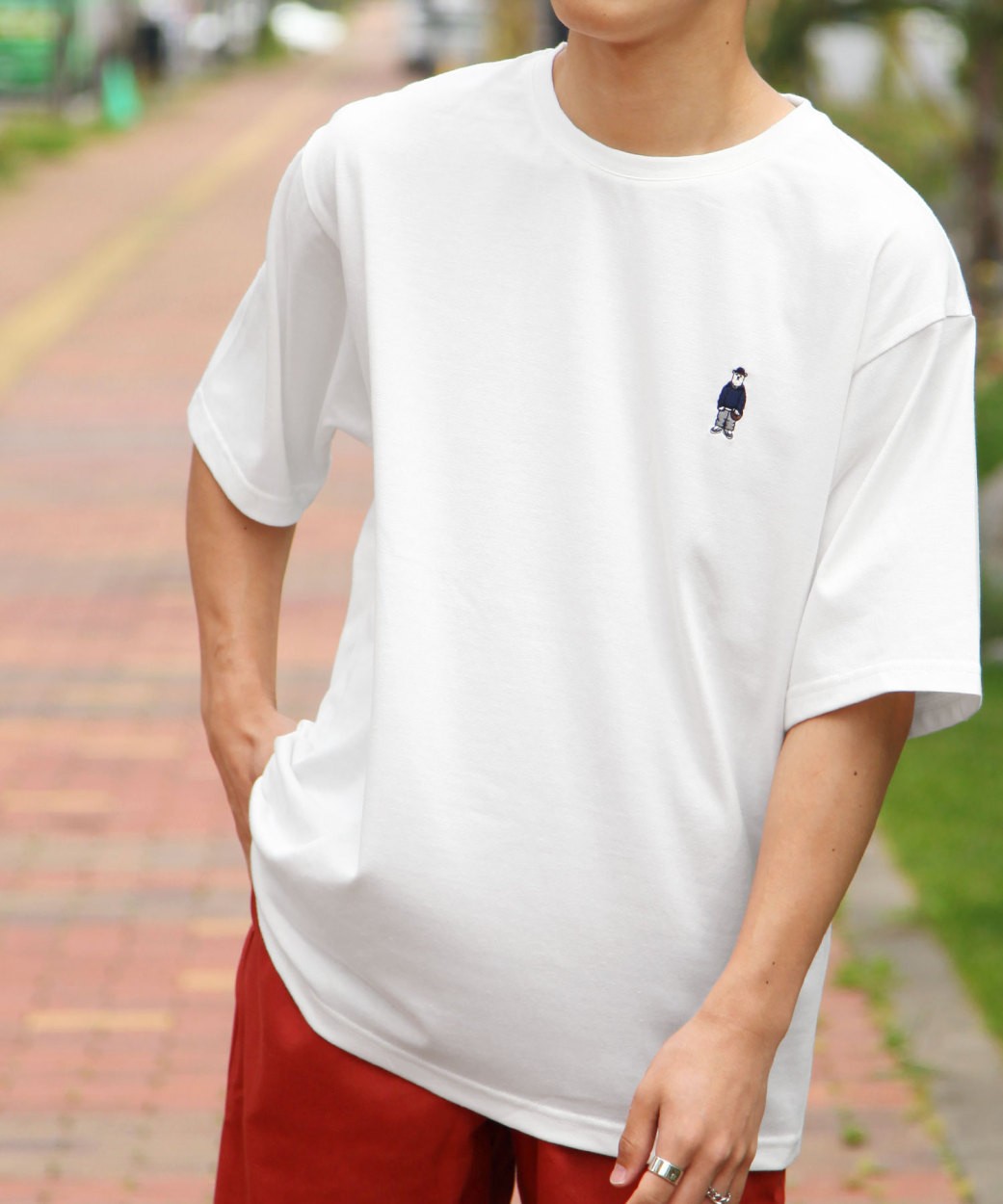 Tシャツ Tシャツ ジップファイブ メンズ おしゃれ 半袖 カットソー ロゴ ロゴ刺繍 ワンポイント Zp Zip 通販 Paypayモール