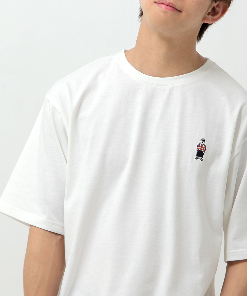 Tシャツ メンズ おしゃれ 半袖 カットソー ロゴ ロゴ刺繍 ワンポイント (zp162157) ＃｜zip｜05