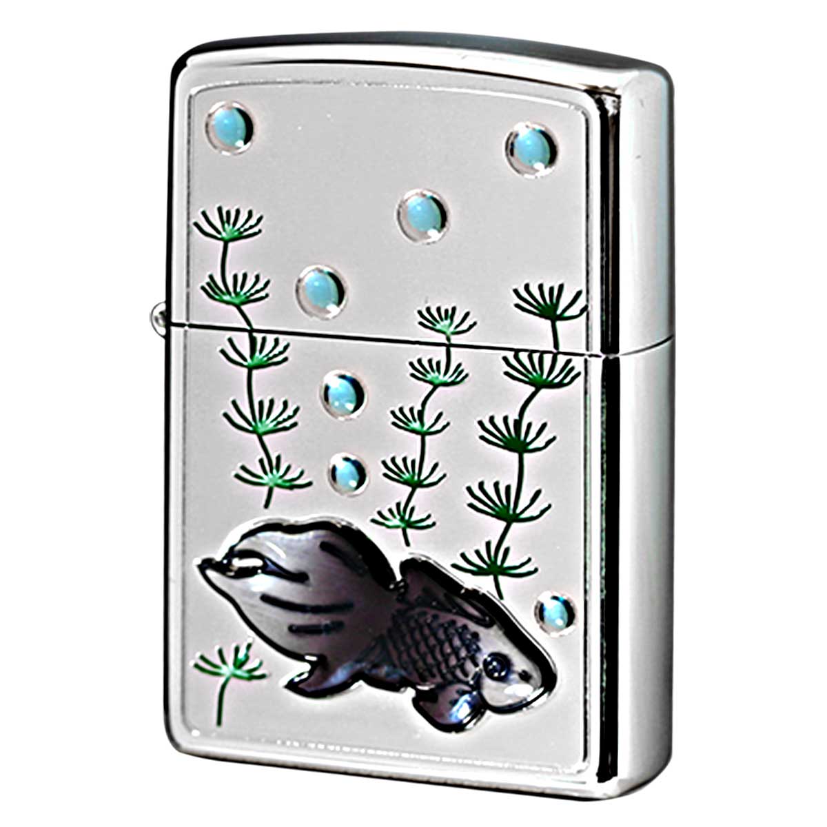 ZIPPO Zippo ジッポライター 金魚 ブラック エポ盛り 63350198