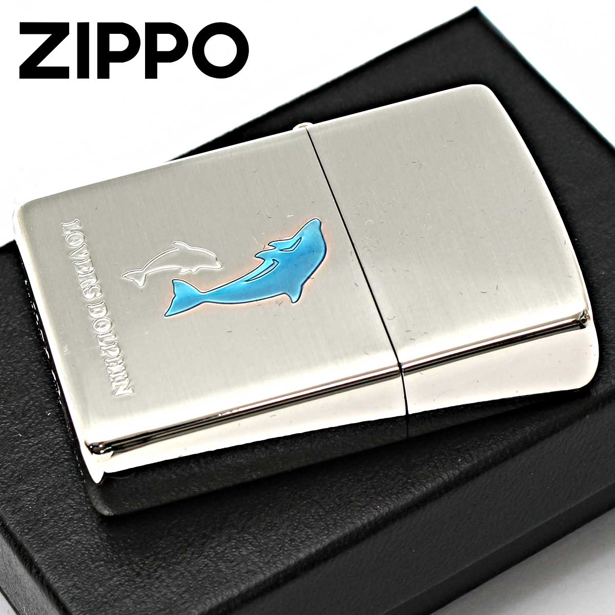 ZIPPO Zippo ジッポライター イルカ ラバーズドルフィン ブルー
