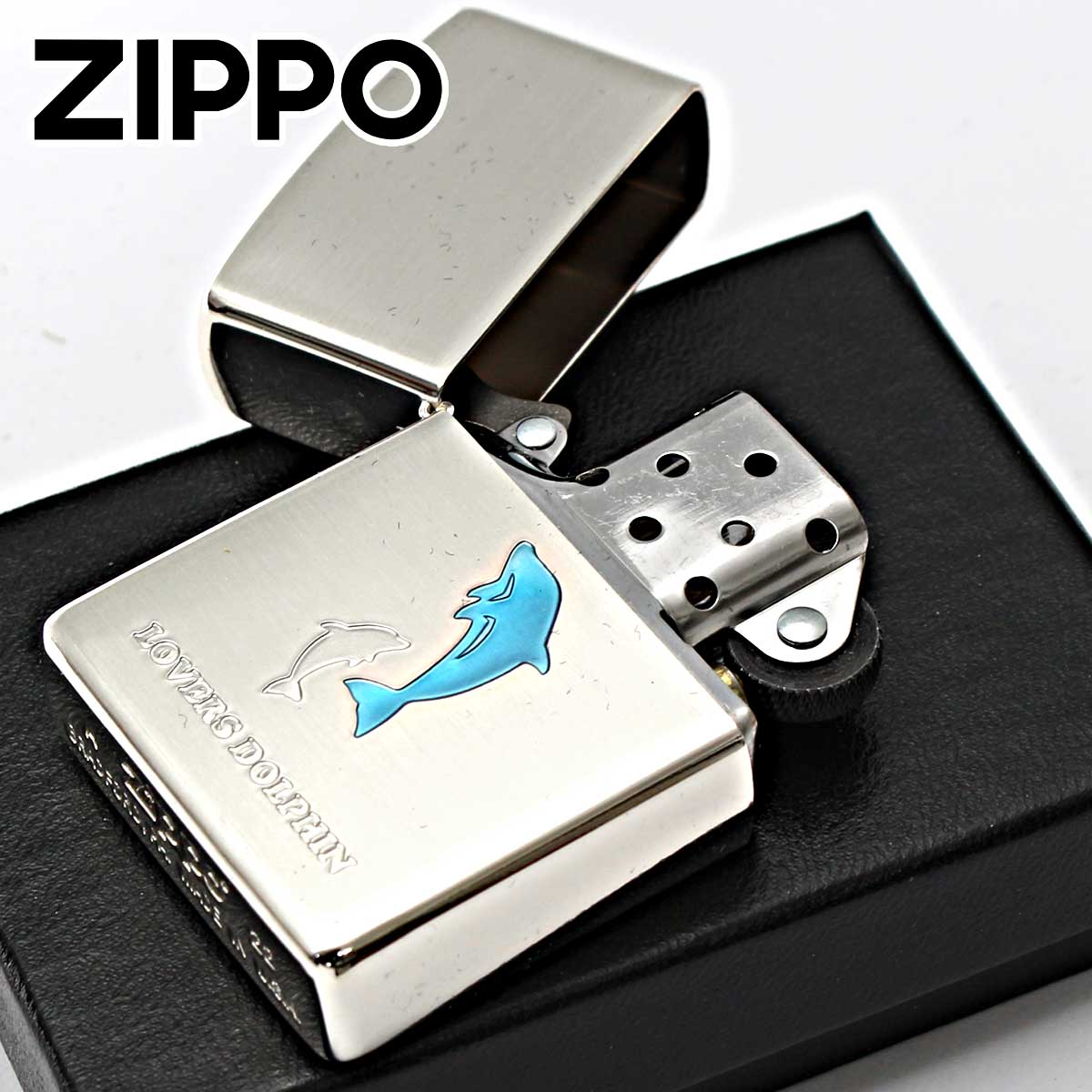 ZIPPO Zippo ジッポライター イルカ ラバーズドルフィン ブルー