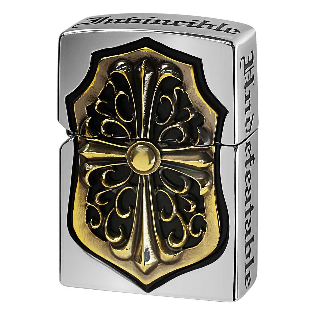 Zippo ジッポライター クロス 十字架 フルメタル ジャケット ゴールド Full Metal Jacket CROSS 2FMJ-CRG320