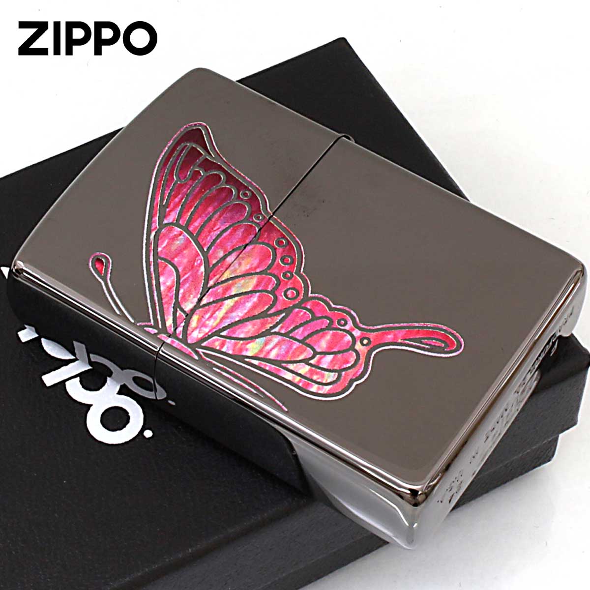 ZIPPO（ジッポー） ジッポライター 蝶々 バタフライ シェル風プリント 