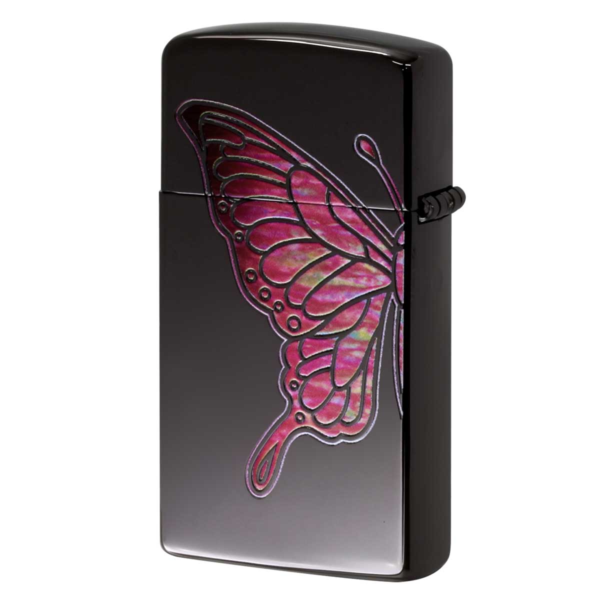 ZIPPO（ジッポー） ジッポライター スリム 蝶々 バタフライ シェル風