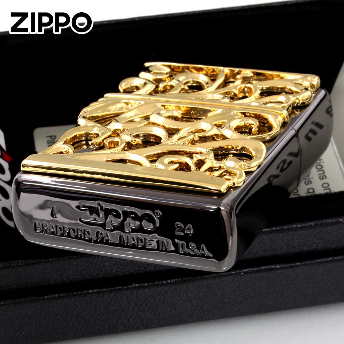 ZIPPO（ジッポー） ジッポライター アラベスク 唐草 メタル デビル 