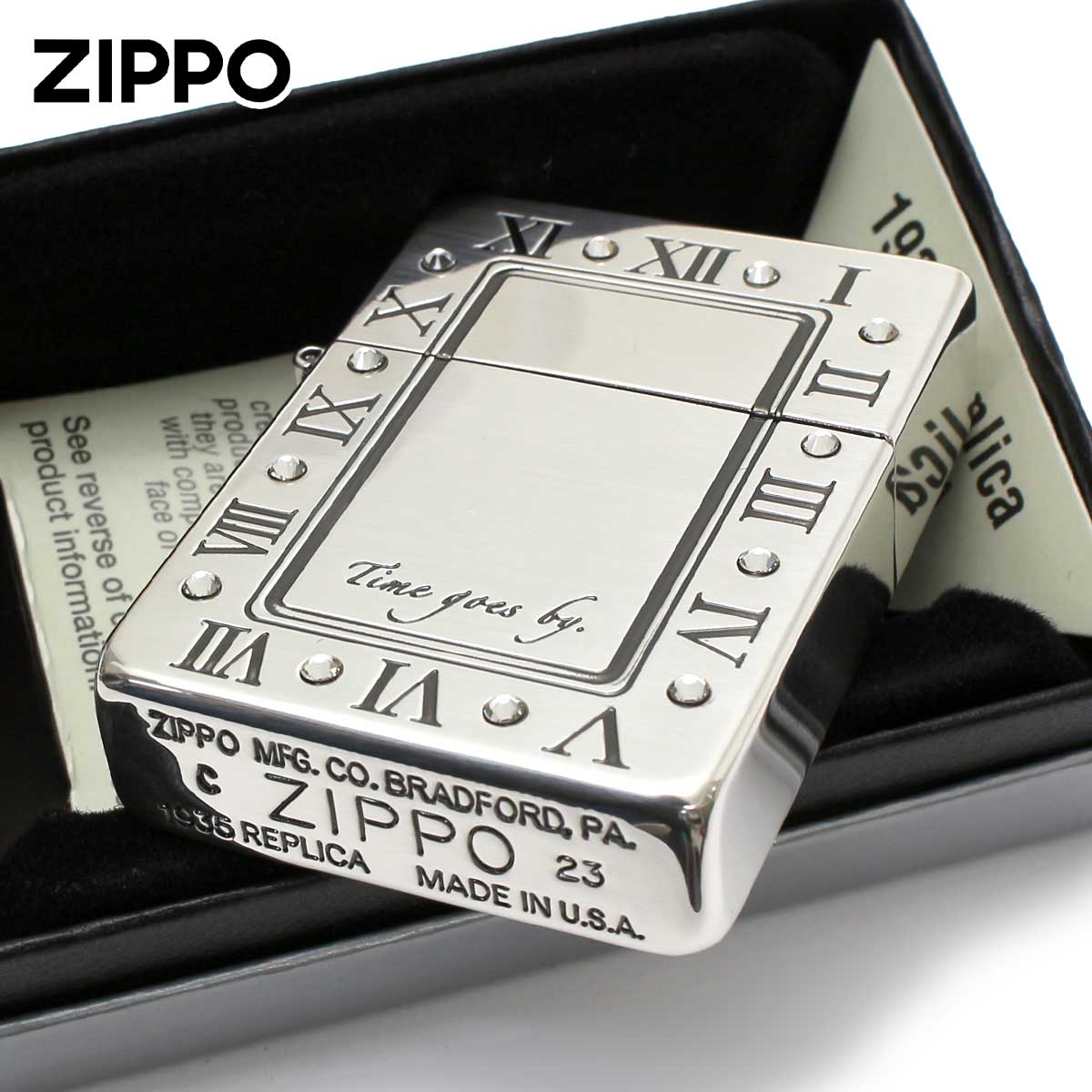 レプリカ Zippo ジッポライター 1935レプリカ 時計 アトラスデザイン 