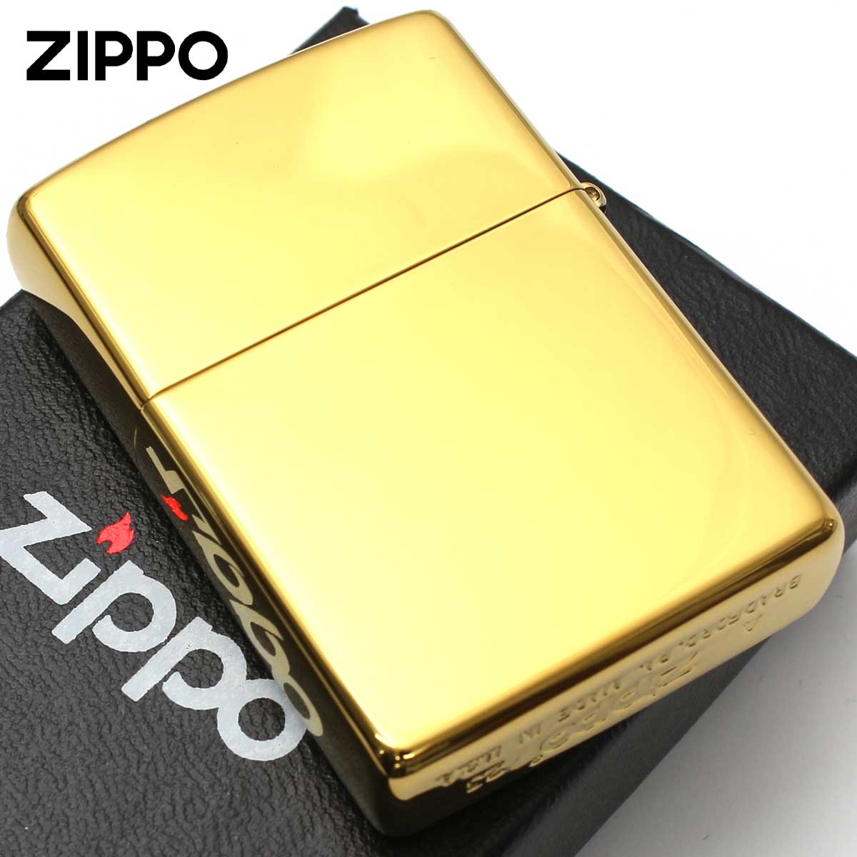 Zippo ジッポライター レギュラー チタニューム ゴールド ポリッシュ 鏡面 Titanium series  20-GOTT メール便可の画像