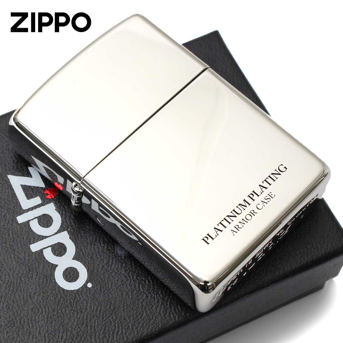 アーマーチタン Zippo ジッポライター アーマー プラチナ アーマーチタン Zippo ジッポライター アーマー プラチナ