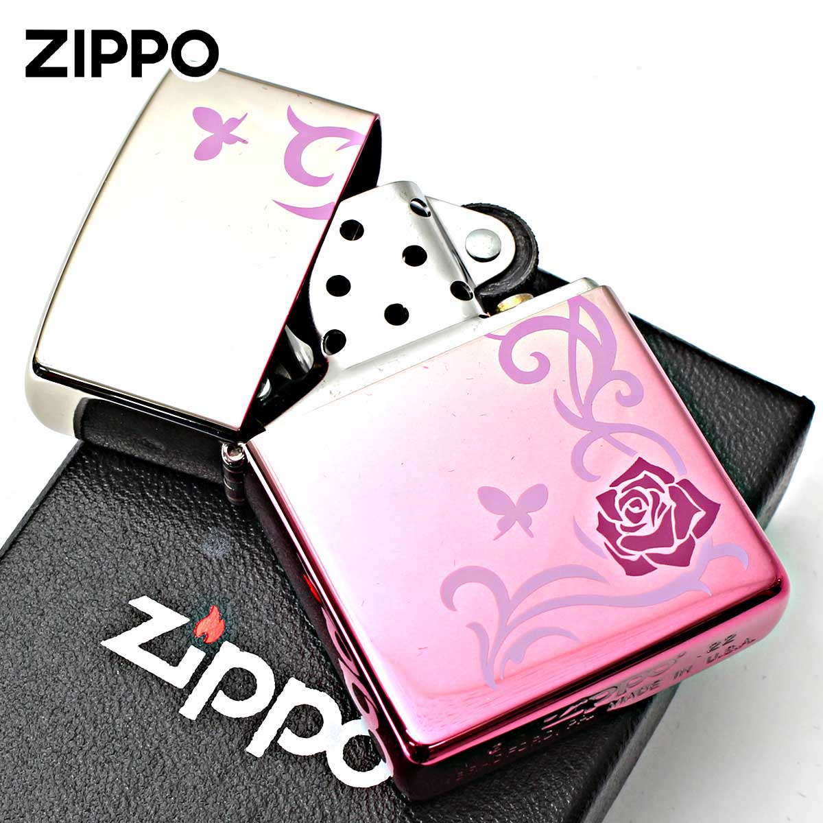 ZIPPO（ジッポー） ジッポライター 薔薇 ローズ Rose ミステリアス 