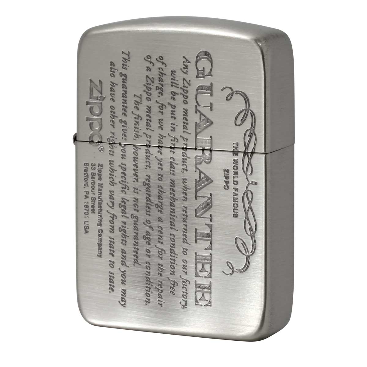 レプリカ Zippo ジッポライター 1941レプリカ ギャランティー柄 保証書 