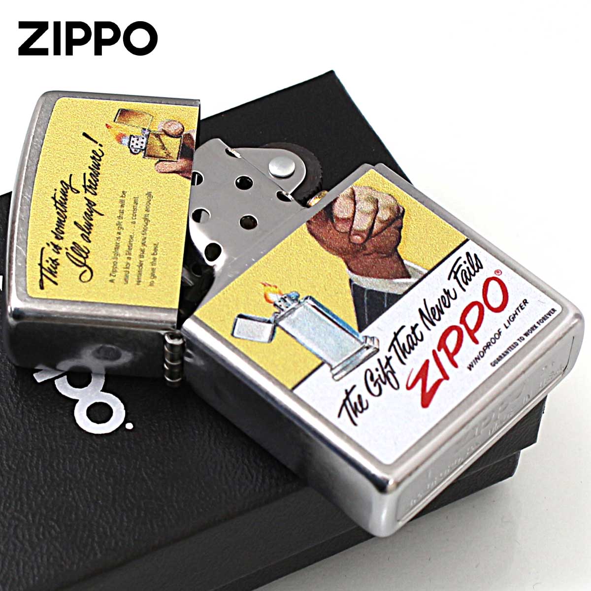 ZIPPO（ジッポー） ジッポライター オールドポスター風 The Gift That 
