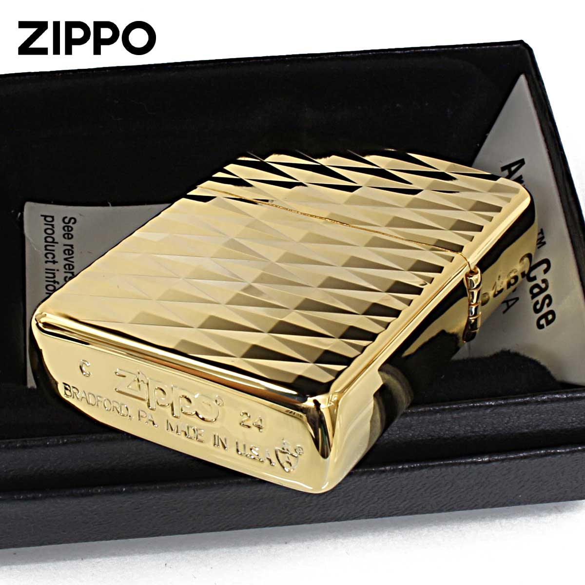 ZIPPO（ジッポー） ジッポライター ARMOR ＃162 アーマー ダイヤカット