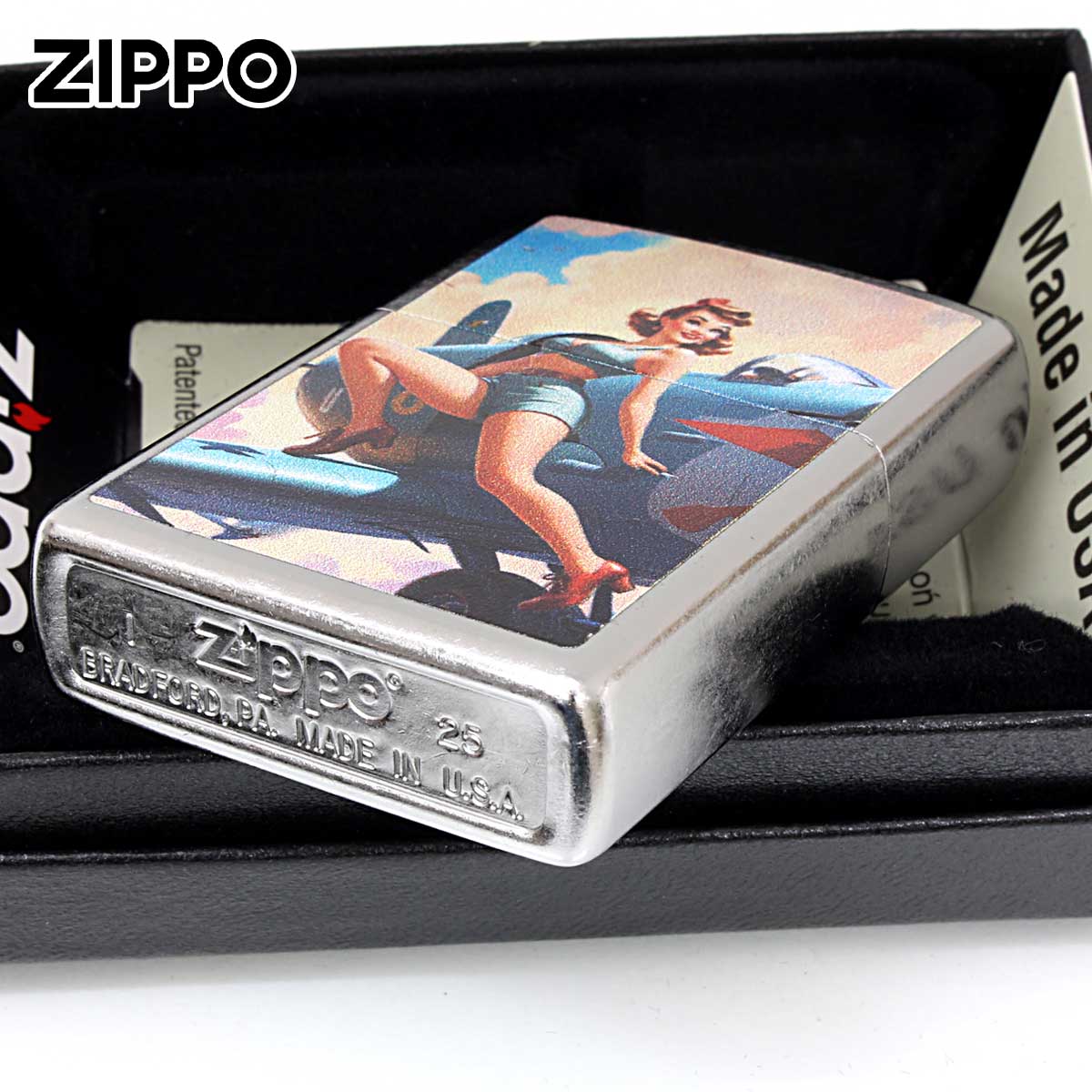 ZIPPO（ジッポー） ジッポライター NOSE ART Pin Up Girl Woman ノーズ