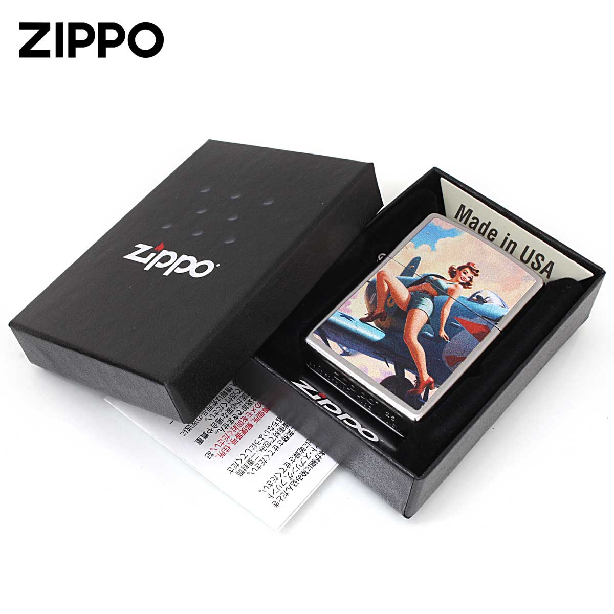 ZIPPO（ジッポー） ジッポライター NOSE ART Pin Up Girl Woman ノーズ